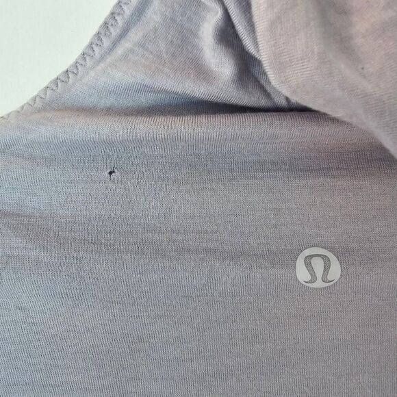 Flawed = Deal: Lululemon Rulu Cowl Neck Hoodie Long Sleeve Top | Size 4 Slim Fit - Picture 7 of 8